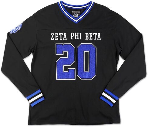 Big Boy Zeta Phi/Φ Beta Divine 9 S1 Long Sleeve Jersey [Long Sleeve - Black] - ID#75517-15-208-0-7 in Saudi Arabia