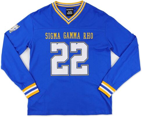 Big Boy Sigma Gamma Rho Divine 9 S1 Long Sleeve Jersey [Long Sleeve - Royal Blue] - ID#75475-146-208-0-7 in Saudi Arabia
