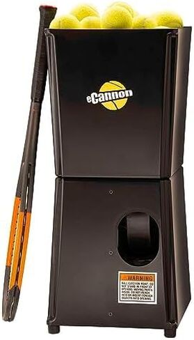 Sports Tutor eCannon Tennis Ball Machine with TOPSPIN and Oscillator. Compact - only 23 lb. for Intermediate & Advanced Players. Made in USA by #1 Tennis Machine Company. in Kuwait