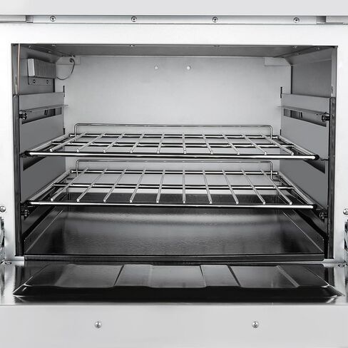 مجموعة غاز من الفولاذ المقاوم للصدأ مقاس 24 بوصة من Forno Commerciale مع 4 شعلات محكمة الغلق - إجمالي 120.000 وحدة حرارية بريطانية - موقد مطبخ احترافي قائم بذاته وتصميم سهل التنظيف in Kuwait