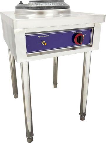 موقد غاز تجاري واحد 10 بوصة غاز البترول المسال موقد غاز عالي الضغط مع حماية من فشل اللهب 45000BTU للمطبخ والمطعم الصيني in Kuwait