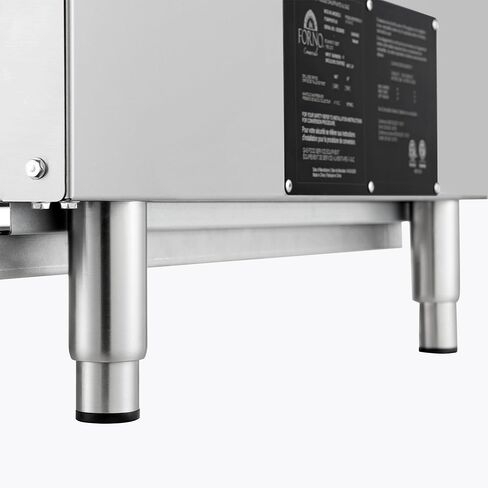 موقد غاز Forno Commerciale مقاس 36 بوصة مع 6 شعلات مفتوحة - مجموعة كونترتوب من الفولاذ المقاوم للصدأ بقدرة 150,000 وحدة حرارية بريطانية مع شبكات من الحديد الزهر - معدات مطاعم ومطابخ شديدة التحمل in Kuwait