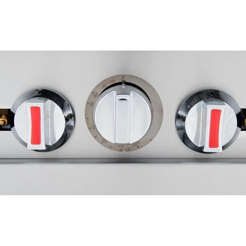 EMPURA 60" Freestanding Natural Gas Range | Cooking Stove with Dual Standard Ovens and (10) Cast-Iron Open Burners for Kitchen Restaurant | 360,000 BTU | 60"W x 32-5/8"D x 60-3/8"H, Stainless Steel in Kuwait