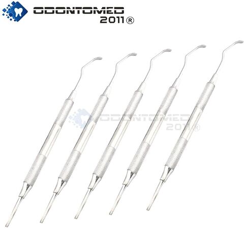 مجموعة OdontoMed2011 مكونة من 5 قطع إزميل صغير #1 لثة اللثة 3 مم/2 مم أطراف أدوات طب الأسنان ODM in Saudi Arabia