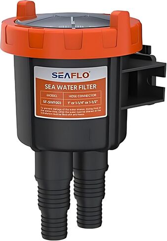 SEAFLO Raw Sea Water Filter/Intake Strainer for 1",1-1/4",1-1/2" Hose Sizes… in Saudi Arabia