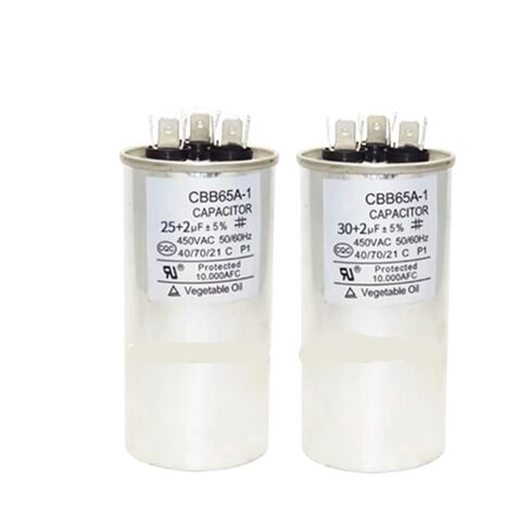 CBB65A air Conditioning Compressor Capacitor CBB65A-1 450V 450VAC 25+1.5UF +2UF +2. +3UF + +6UF 30(35 1.5UF 103X50) in Saudi Arabia