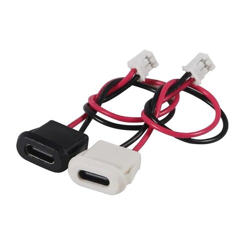 fengpeng 2/5/10pcs 2-pin Type-C Female USB Connector Socket Fast Charging USB-C Charger Plug(02-B,5pcs) in Kuwait