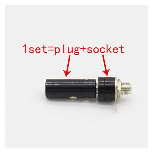 fengpeng 1male and Female J072 4mm Banana Plug Male and to Insert Connector Pin DIY Model Parts(Red) in Saudi Arabia