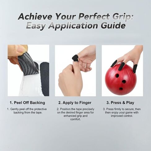 250 Pack Bowling Thumb Tape, Thumb and Finger Protective Tape for Bowlers, Sweat Resistant Sports Tape, Essential Bowling Accessories for Men and Women in Saudi Arabia