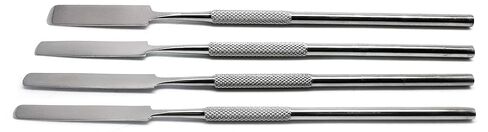 4 Pcs Dental Cement Mixing Spatulas Single Ended Lab Wax Modeling Stainless Steel Instruments in Saudi Arabia
