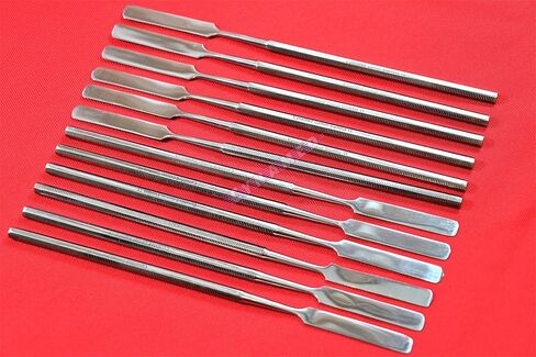 Cement Mixing Restorative Dental Spatula 12pcs Single Ended German Premium Grade Stainless Cynamed in Kuwait