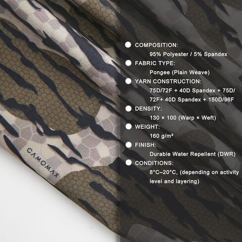 UIIHUNT Turkey Hunting Pants for Men, Durable, Breathable Camo Pants with Multiple Pockets for Hunting Gear, Fit for Comfort in Saudi Arabia