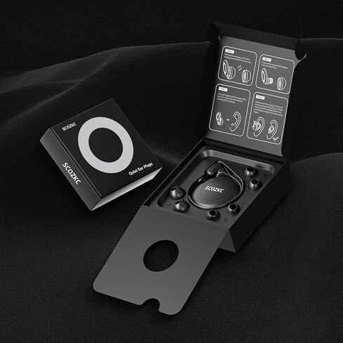 Sleep Earplugs - 45dB Highest SNR Noise Cancelling Ear Plugs for Sleeping, Side Sleepers - Ultra Soft Reusable Silicone Hearing Protection for Snoring, Travel, Concerts & Noise Sensitivity in Kuwait