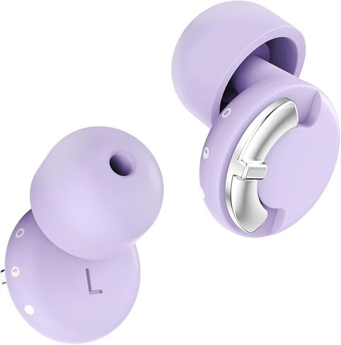 Adjustable Ear Plugs - 3 Noise Cancelling Modes for Work, Travel, Concerts & More, Reusable Hearing Protection with 4 Sizes (XS/S/M/L), Comfortable Ear Plugs for Noise Reduction, Black Gold in Kuwait