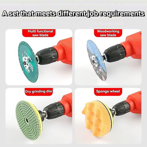 مجموعة موصلات طاحونة الزوايا، مجموعة قضيب توصيل محول طحن زاوية التحويل للمثقاب الكهربائي، محول مغزل مثقاب 10 إلى 13 مم مع مفتاح ربط in Kuwait