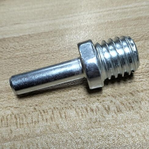 2 Pcs 5/8"-11 Male Thread to Drill Adapter, 5/8"-11 UNC Thread Adapter to 8mm Shank for Drills, Drill Press and Die Grinders in Saudi Arabia
