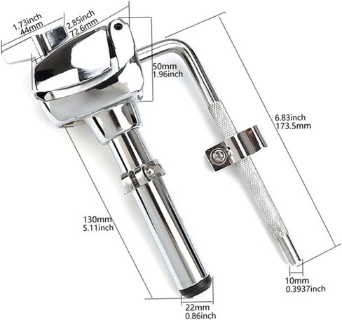 Drum Bracket Arm Stand Metal Drum Holder Mounting Hardware for Percussion Instruments Wc102 Performance Display Hardware Cymbal Stands in Saudi Arabia