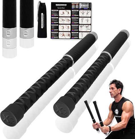 X2 حبال معركة بدون حبال وزن قابل للتعديل - هيكل مناسب للمعصم، أوزان إضافية قابلة للتكديس، حبل وقضيب بأشكال مزدوجة قابلة للتحويل، حبال معركة لاسلكية احترافية in Kuwait