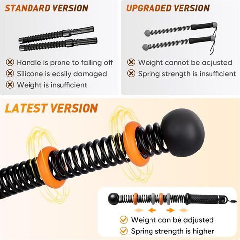 Adjustable counter weight Cordless Battle Ropes,Heavy Duty Portable Ropeless Battle Ropes for Home Gym,Workout Exercise Rope for Strength Building, HIIT and Low-Impact Aerobic Training for Men & Women in Saudi Arabia