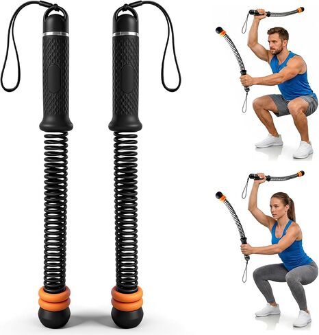 Ropeless Battle Ropes - Adjustable Weight Ropeless Battle Ropes for Home Gym, Portable Cordless Workout Fitness Equipment for Strength Building, HIIT and Low-Impact Aerobic Training for Men & Women in Saudi Arabia