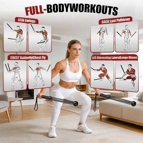 Battle Ropes Cordless & Ropeless for Home Gym – Portable Workout & Exercise Rope for Strength Building, HIIT & Low-Impact Training in Kuwait