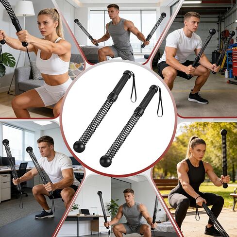 Battle Ropes Cordless & Ropeless for Home Gym – Portable Workout & Exercise Rope for Strength Building, HIIT & Low-Impact Training in Kuwait
