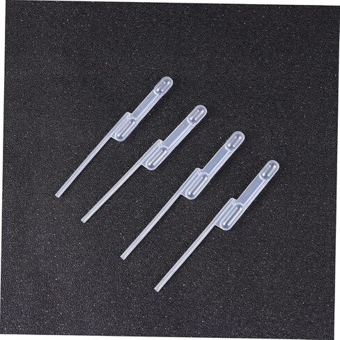 150pcs Liquid Dropper Squeeze Transfer Dropper Pasteur Straw Plastic Double-Cell Buret for Lab in Saudi Arabia