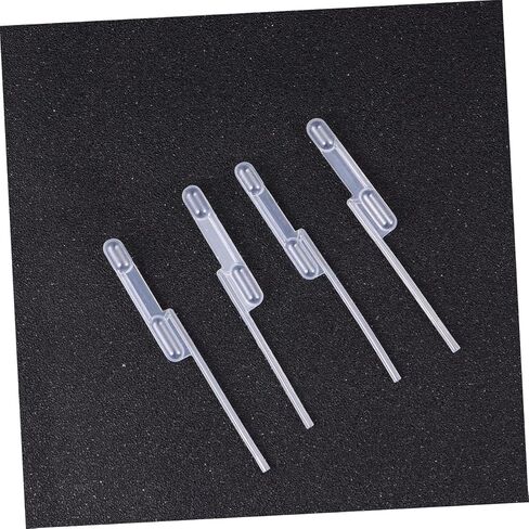 150pcs Liquid Dropper Squeeze Transfer Dropper Pasteur Straw Plastic Double-Cell Buret for Lab in Saudi Arabia