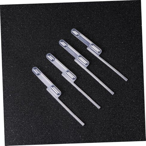 150pcs Liquid Dropper Squeeze Transfer Dropper Pasteur Straw Plastic Double-Cell Buret for Lab in Saudi Arabia