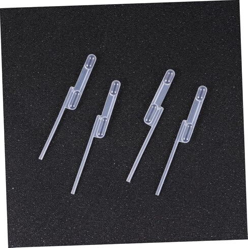 50pcs Plastic Buret Straw Dropper Reusable Straw Liquid Dropper Lab Pipettes in Saudi Arabia