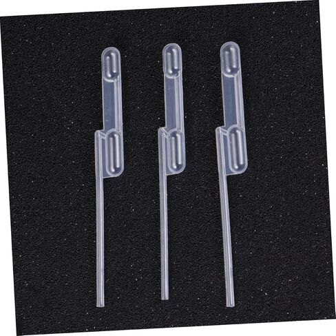 50pcs Plastic Buret Straw Dropper Reusable Straw Liquid Dropper Lab Pipettes in Saudi Arabia