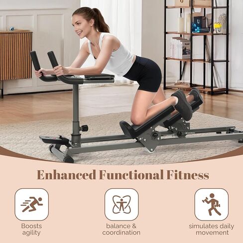 EVERYMATE Exercise Crawler Machine, Spine Twist and Stretch Trainer, Full Body Cardio Machine, Builds Core Strength, Home Gym Equipment with Adjustable Hand Grips & Knee Support in Kuwait