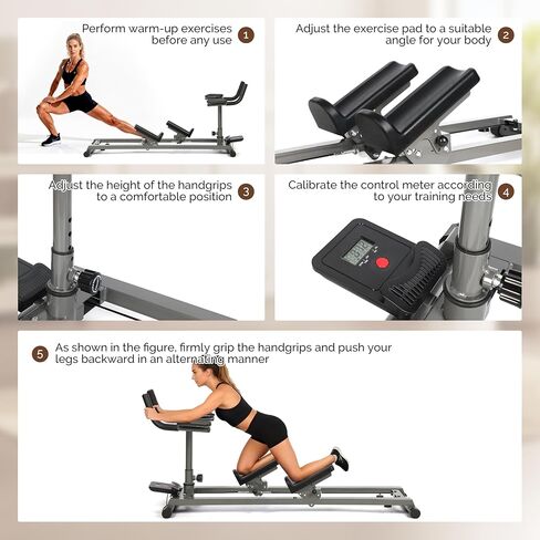 EVERYMATE Exercise Crawler Machine, Spine Twist and Stretch Trainer, Full Body Cardio Machine, Builds Core Strength, Home Gym Equipment with Adjustable Hand Grips & Knee Support in Kuwait