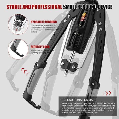 Twister Arm Trainer,Adjustable Hydraulic Arm Exerciser with Protection Cover Resistance 22-440 lbs Chest & Shoulder Workout Equipment for Men，Upper Body ARM Trainer for Home Gym in Saudi Arabia