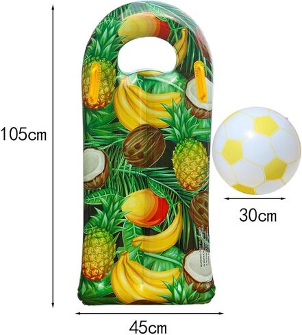 لوح ركوب الأمواج قابل للنفخ، لوح مائي خفيف الوزن للبالغين والأطفال، لوح ركوب الأمواج منفوخ لحمام السباحة، الفاكهة in Kuwait