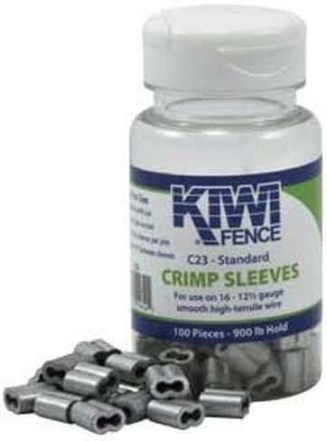 Powerfields P- C34-50 Crimp Sleeves, 3-4 10-11-14-15 Gauge Barb - Pack of 50 in Saudi Arabia