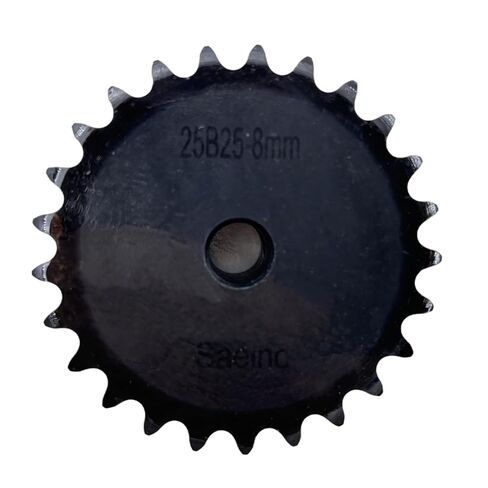 #25 Roller Chain Sprocket Type B 8mm Bore 25 Tooth, Hardened Antirust 1045 Steel Drive Sprockets 25B25-8mm in Kuwait