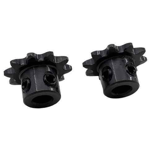 2PCS #25 Roller Chain Sprocket Type B 6.35mm Bore 10 Tooth, Hardened Antirust 1045 Steel 1/4" bore Drive Sprockets 25B10-1/4 in Kuwait