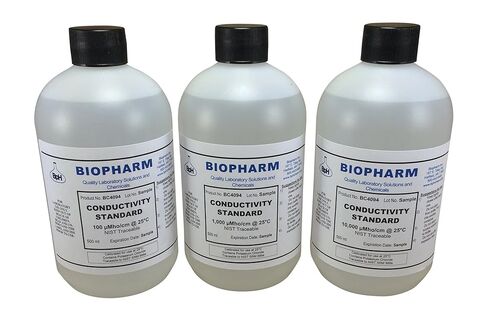 Conductivity Calibration Standard 3-Pack — 500 mL Each: 100 μS, 1,000 μS and 10,000 μS in Saudi Arabia