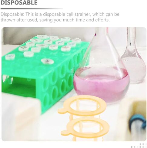 Disposable 70μm Cell Strainer Mesh Filter for Laboratory Use Individually Wrapped Cell Strainer Tool for Experiment and Filtering Single Piece Filter for Research Applications in Saudi Arabia