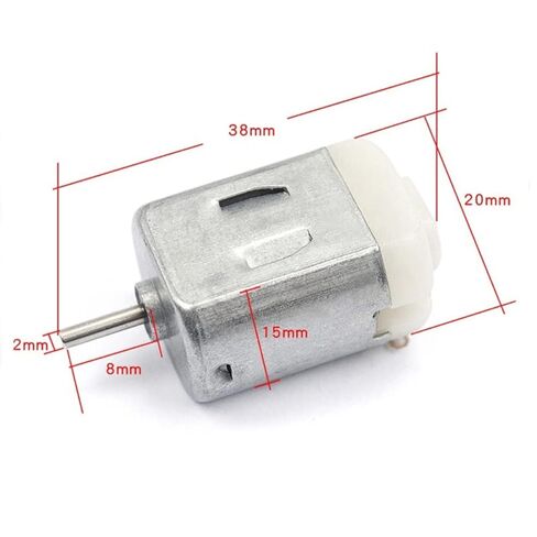 محركات صغيرة إلكترونية صغيرة، مشغل إلكتروني صغير بتيار مستمر، مشغل إلكتروني 130 تيار مستمر، مجموعات إلكترونية كهربائية 12 فولت، مشغل إلكتروني بتيار مستمر، تتضمن عبوتين من محرك DIY in Kuwait