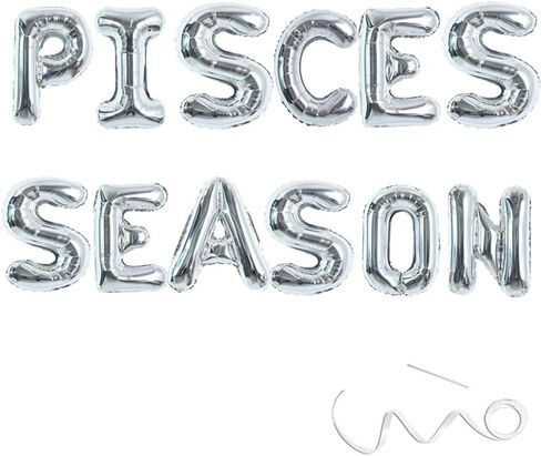 Big Pisces Energy Banner,Pisces Birthday Party Decorations,February March Birthday Party Decor,12 Zodiac Constellation Theme Birthday Party Supplies,Gold in Kuwait