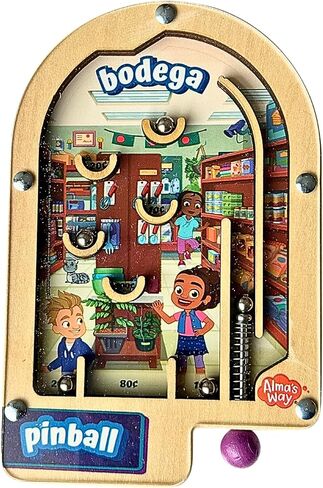 لعبة الكرة والدبابيس الخشبية Upbounders® Alma's Way™ Bodega - لعبة الكرة والدبابيس الخشبية بحجم الجيب للأطفال من عمر 3 سنوات فما فوق - اللعب التظاهري في متجر الجوار in Kuwait