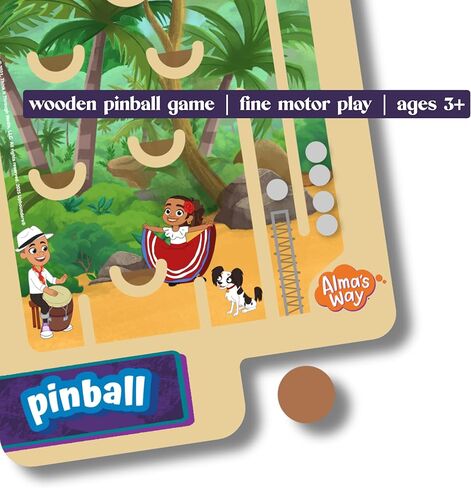 لعبة الكرة والدبابيس الخشبية Upbounders® Alma's Way™ Bodega - لعبة الكرة والدبابيس الخشبية بحجم الجيب للأطفال من عمر 3 سنوات فما فوق - اللعب التظاهري في متجر الجوار in Kuwait