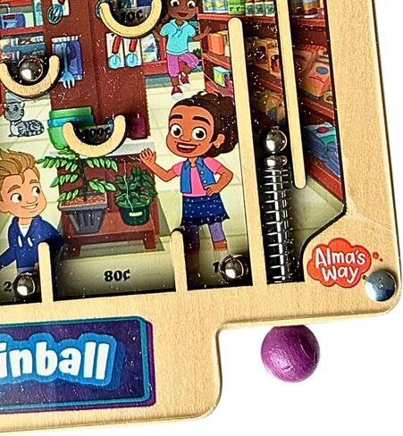 لعبة الكرة والدبابيس الخشبية Upbounders® Alma's Way™ Bodega - لعبة الكرة والدبابيس الخشبية بحجم الجيب للأطفال من عمر 3 سنوات فما فوق - اللعب التظاهري في متجر الجوار in Kuwait