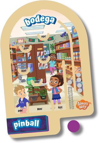 لعبة الكرة والدبابيس الخشبية Upbounders® Alma's Way™ Bodega - لعبة الكرة والدبابيس الخشبية بحجم الجيب للأطفال من عمر 3 سنوات فما فوق - اللعب التظاهري في متجر الجوار in Kuwait