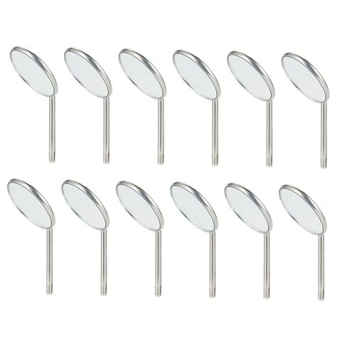JMU 12 PCS #5 Mouth Mirror Heads, Stainless Steel in Kuwait