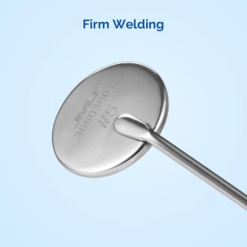 JMU 12 PCS #5 Mouth Mirror Heads, Stainless Steel in Kuwait