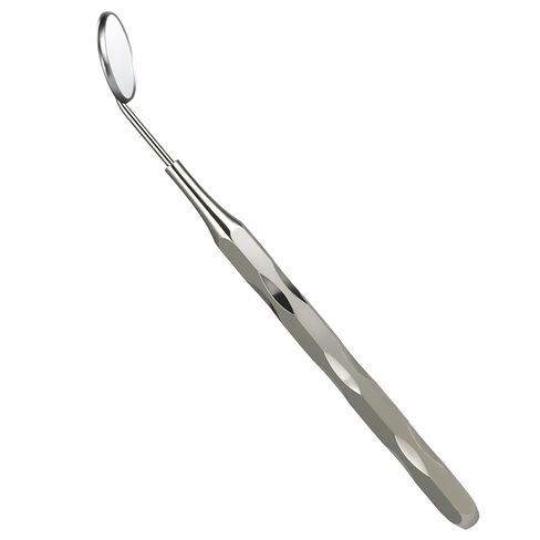 JMU Dental Mouth Mirror #5, Stainless Steel Inspection Mirror with Unique Hollow Handle, Dentist Tool for Oral Care, 1 Pcs/Pack in Saudi Arabia