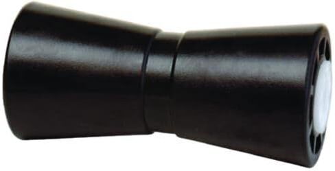 Boat Trailer Keel Roller – 5" Center-Guided Rubber Roller with 5/8" Shaft | Heavy-Duty Replacement Roller for Centering & Protecting Your Boat Keel (Black) in Saudi Arabia
